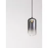 LUCES ANUCO LE44610/1 lampa wisząca LED, 2 rozmiary, czarno-szara