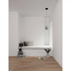 LUCES ANUCO LE44610/1 lampa wisząca LED, 2 rozmiary, czarno-szara