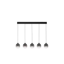LUCES TOAY LE44240 LED hanging lamp 28W, modern, steel/glass