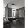 LUCES TOAY LE44240 LED hanging lamp 28W, modern, steel/glass