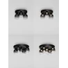 LUCES TOAY LE44241/2 LED ceiling lamp black and gray 2 sizes