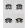 LUCES ORAN LE44246/7 lampa sufitowa czarna, stal/szkło E27, nowoczesna