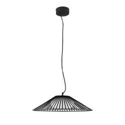 LUCES PENA LE44248/9 LED hanging lamp black, metal/glass, modern