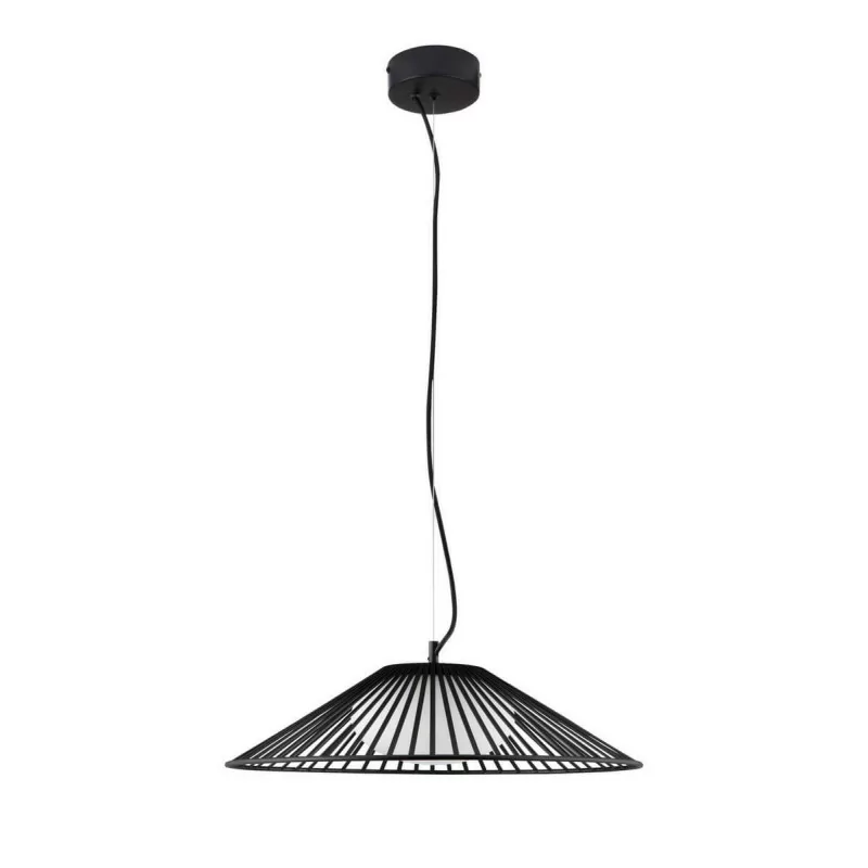 LUCES PENA LE44248/9 LED hanging lamp black, metal/glass, modern