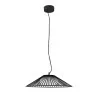 LUCES PENA LE44248/9 LED hanging lamp black, metal/glass, modern