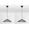 LUCES PENA LE44248/9 LED hanging lamp black, metal/glass, modern