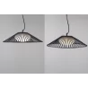 LUCES PENA LE44248/9 LED hanging lamp black, metal/glass, modern