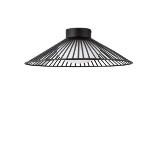 LUCES PENA LE44250 LED ceiling lamp black, metal/glass, modern