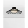 LUCES PENA LE44250 lampa sufitowa LED czarna, metal/szkło, nowoczesna