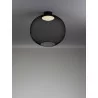 LUCES RITA LE44254/5/6 LED ceiling lamp black 3 sizes metal/acrylic