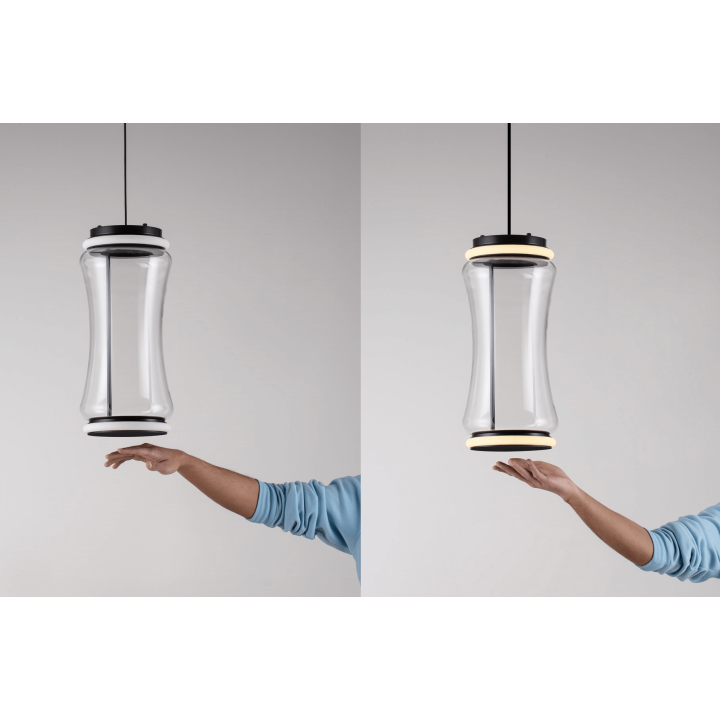 LUCES ABANCAY LE44594 black LED hanging lamp 21W, 567lm, modern