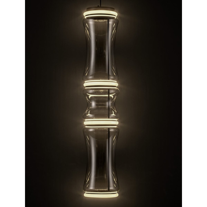 LUCES ABANCAY LE44593 lampa wisząca czarna LED 37W, 888lm, nowoczesna