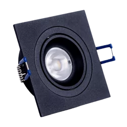 OXYLED MODI SQ/RO recessed LED fixture 8W 3000K, 4000K