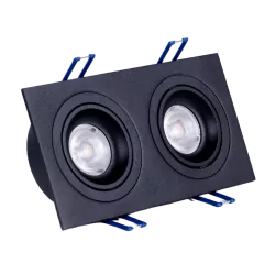 OXYLED MODI DUE kwadratowa oprawa podtynkowa LED 2x8W 3000K, 4000K