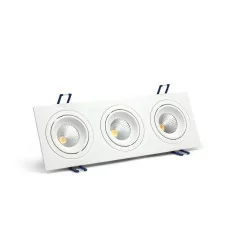 OXYLED MODI TRE oprawa podtynkowa LED 3x8W 3000K, 4000K