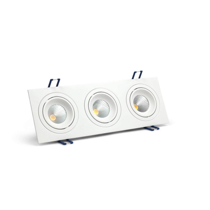 OXYLED MODI TRE oprawa podtynkowa LED 3x8W 3000K, 4000K