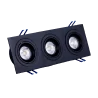 OXYLED MODI TRE recessed LED fixture 3x8W 3000K, 4000K
