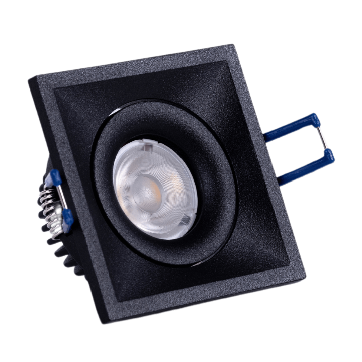 OXYLED QUBO SQ/RO recessed LED fixture 8W 3000K, 4000K