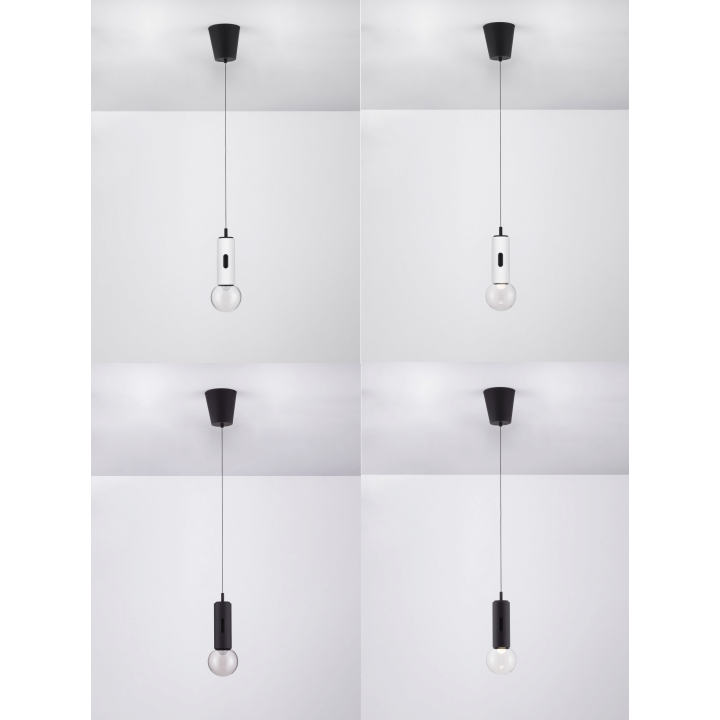 LUCES BARBARA LE44549/50 LED hanging lamp 11W, 763lm, white, black