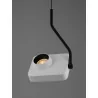 LUCES PARINAS LE44501/2 lampa wisząca LED 9W, 717lm biała, czarna