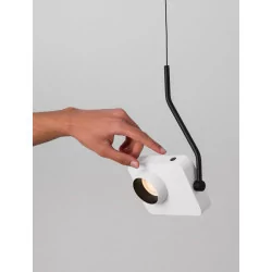 LUCES PARINAS LE44501/2 lampa wisząca LED 9W, 717lm biała, czarna