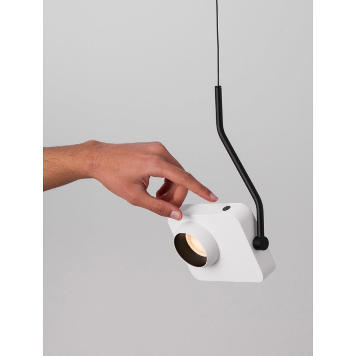 LUCES PARINAS LE44501/2 lampa wisząca LED 9W, 717lm biała, czarna