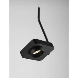 LUCES PARINAS LE44501/2 lampa wisząca LED 9W, 717lm biała, czarna