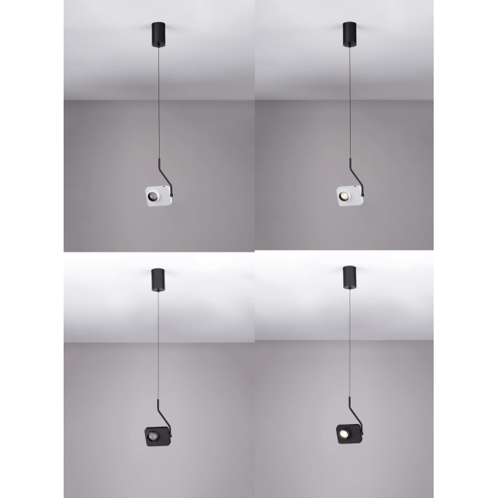 LUCES PARINAS LE44501/2 LED hanging lamp 9W, 717lm white, black