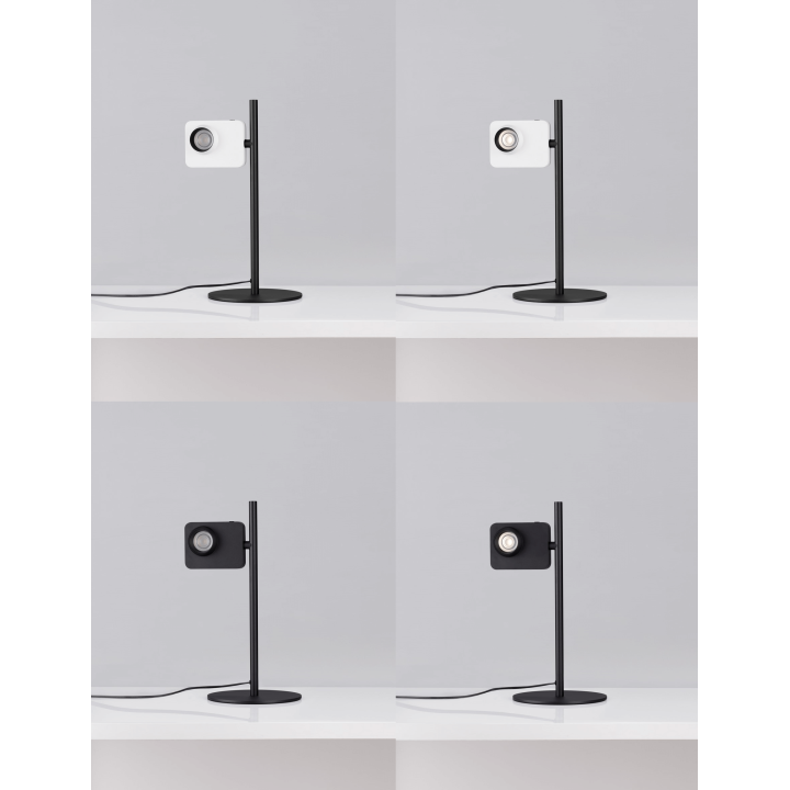 LUCES PARINAS LE44503/4 lampka biurkowa LED 9W biała czarna regulowana