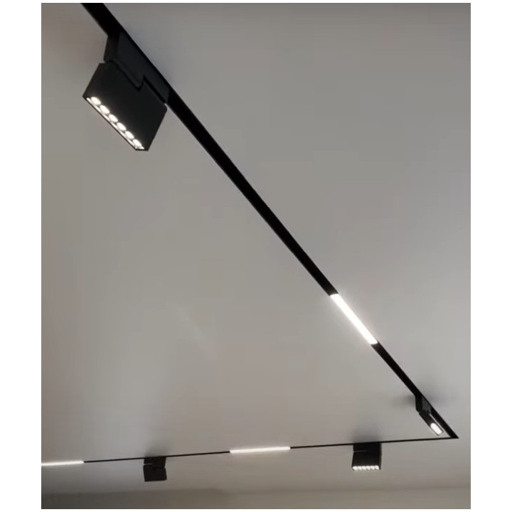 SLED MULTILINE trimless recessed magnetic track 12.5mm