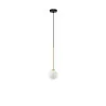 LUCES CHAO LE44267 hanging lamp, black and gold, metal/glass, G9, IP20