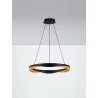 LUCES PATAPO LE44460 round LED hanging lamp 3000K 53W black and gold