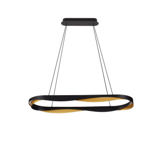 LUCES PATAPO LE44461 LED hanging lamp 62W 3093 lm black and gold IP20