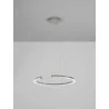LUCES ORINOCO LE44530 hanging lamp silver, LED 48W, 3000K modern