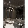 LUCES ORINOCO LE44531 modern LED hanging lamp 70W, 3000K, silver