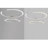 LUCES ORINOCO LE44531 nowoczesna lampa wisząca LED 70W, 3000K, srebrna