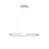 LUCES ORINOCO LE44532 lampa wisząca LED 48W, 3500K srebrna, nowoczesna
