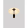 LUCES AYAVIRI LE44596 lampa wisząca LED 8W, 3000K czarna nowoczesna