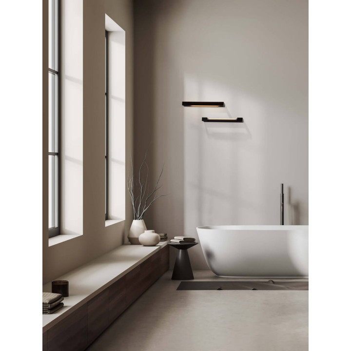 LUCES JUSTO LE44300/1/2/3 LED bathroom wall lamp 3000K white/black IP44