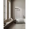 LUCES JUSTO LE44300/1/2/3 LED bathroom wall lamp 3000K white/black IP44