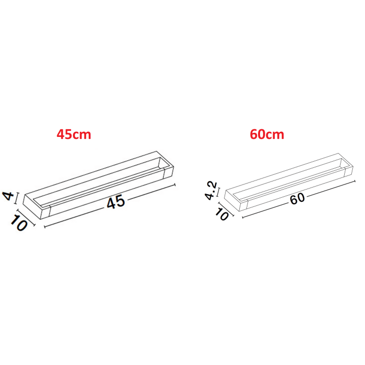 LUCES JUSTO LE44300/1/2/3 LED bathroom wall lamp 3000K white/black IP44