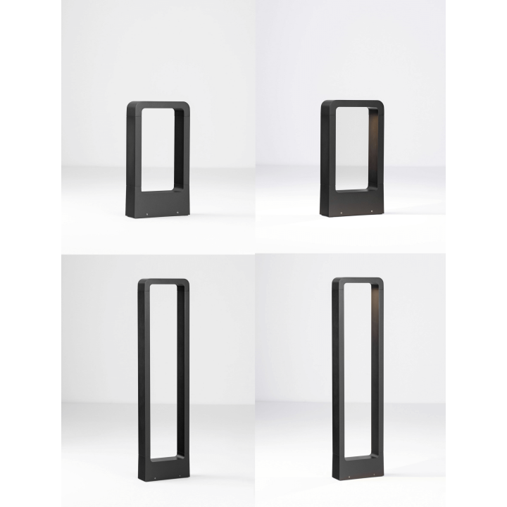 LUCES JUJUY LE73603/4 zewnętrzna lampa stojąca LED IP65, 2 rozmiary