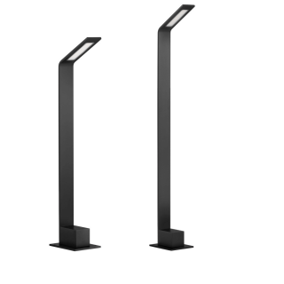 LUCES METAN LE73611/2 LED garden lamp, black, IP65, 2 sizes