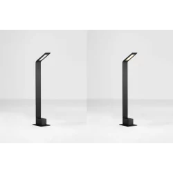 LUCES METAN LE73611/2 lampa ogrodowa LED, czarna, IP65, 2 rozmiary