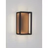 LUCES METAN LE73683 czarny kinkiet LED IP65 9W 3000K zewnętrzny