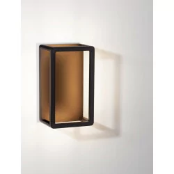LUCES METAN LE73683 czarny kinkiet LED IP65 9W 3000K zewnętrzny