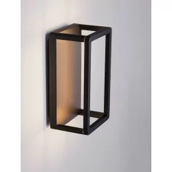 LUCES METAN LE73683 czarny kinkiet LED IP65 9W 3000K zewnętrzny