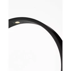 LUCES BABASAC LE73613/4 okrągła lampa ogrodowa LED, czarna, IP65 3000K