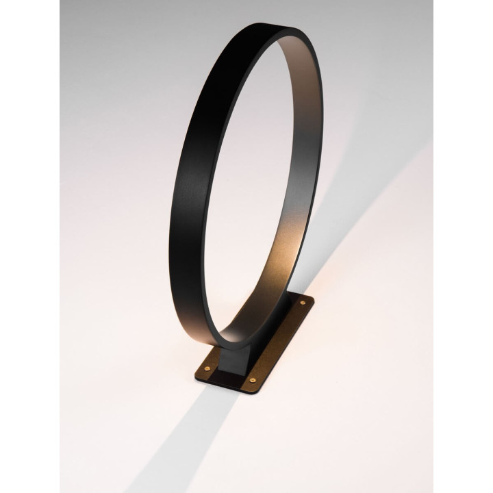 LUCES BABASAC LE73613/4 okrągła lampa ogrodowa LED, czarna, IP65 3000K