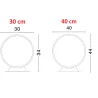LUCES BABASAC LE73613/4 okrągła lampa ogrodowa LED, czarna, IP65 3000K